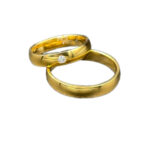 Trauringe 585 Gold 0,05 ct K57/58