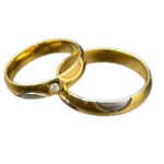 Trauringe 585 Gold 0,04 ct K27