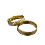 Trauringe 585 Gold 0,06 ct K32/33