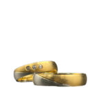 Trauringe 585 Gold 0,06 ct K141