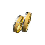 Trauringe 585 Gold 0,03 ct K149