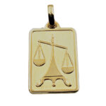 Waage Sternzeichen Anhänger 585 Gold BJAN426