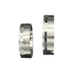 Trauringe 585 Weißgold 0,09 ct K708