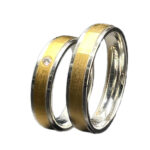 Trauringe 585 Gold 0,03 ct K147