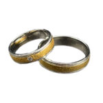 Trauringe 585 Gold 0,03 ct K82