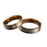 Trauringe 585 Gold 0,03 ct K595