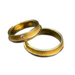 Trauringe 585 Gold 0,03 ct K145/K146