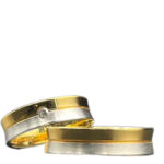 Trauringe 585 Gold 0,06 ct K612