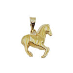 Pferdanhänger 585 Gold BJAN597