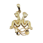 Zwillinge Sternzeichen Anhänger 585 Gold BJAN489