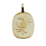 Krebs Sternzeichen Anhänger 585 Gold BJAN430