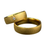 Trauringe 585 Gold 0,04 ct K61