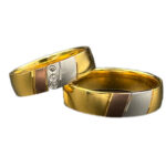 Trauringe 585 Gold 0,03 ct K90