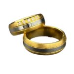 Trauringe 585 Gold 0,10 ct K113