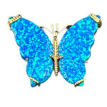 Schmetterling Anhänger 585 Gold BJAN613