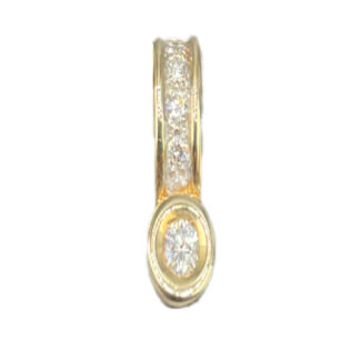 Diamanten Anhänger 0,33 ct 585 Gold D16
