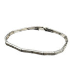 Tennis Armband 585 Weißgold 18,5 cm A13