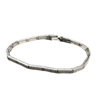 Tennis Armband 585 Weißgold 18,5 cm A13