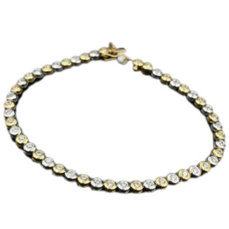 Tennis Armband 585 Gold 19,5 cm A10