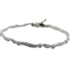 Armband 585 Weißgold 19,5 cm BJA88