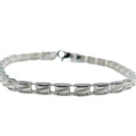 Armband 585 Weißgold 22 cm BJA84