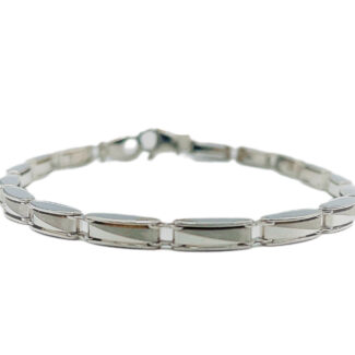 Armband 585 Weißgold 20 cm BJA83