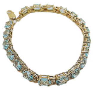 Tennisarmband 585 Gold 19 cm BJA29