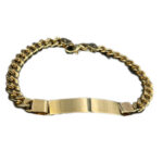 Gravur ID Armband 585 Gold 20 cm BJA19