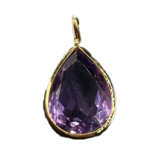 Tropfen Anhänger 585 Gold BJAN674