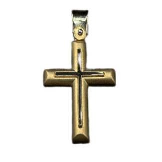 Kreuzanhänger 585 Gold BJAN637