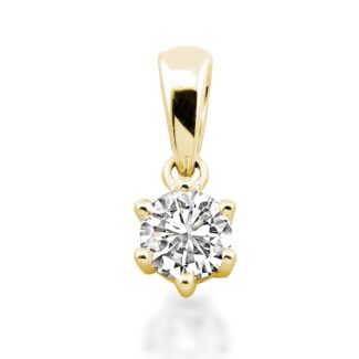 Diamanten Anhänger 0,22 ct 585 Gold D18