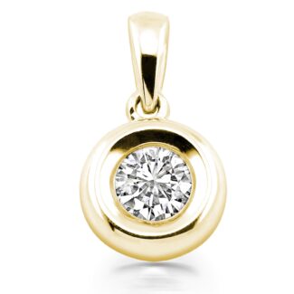 Diamanten Anhänger 0,30 ct 585 Gold C03-G30