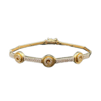 Armband 585 Gold 18,5 cm A175