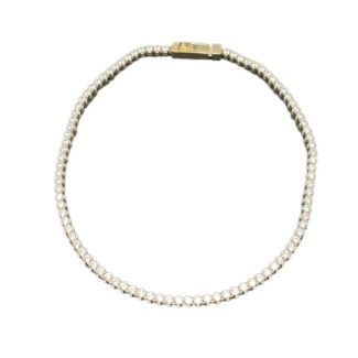 Tennisarmband 585 Gold 16 cm A186