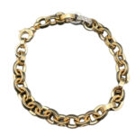 Erbsenarmband 585 Gold 20 cm A197