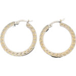 Creolen 585 Weißgold O42