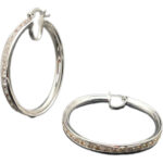 Creolen 585 Weißgold O63