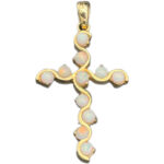 Kreuz Anhänger 585 Gold BJAN710