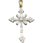 Kreuz Anhänger 585 Gold BJAN702