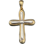 Kreuz Anhänger 585 Gold BJAN711