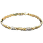 Armband 585 Gold 20 cm A209