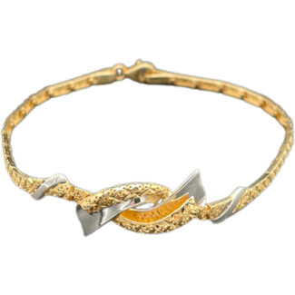 Armband 585 Gold 19 cm A222