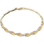 Armband 585 Gold 19 cm A221