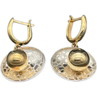 Kugel Ohrhänger 585 Gold O67