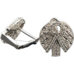 Ohrhänger 585 Weißgold O72