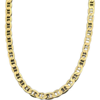 Stegpanzer Halskette 585 Gold 55 cm HK201