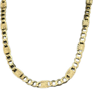 Panzerkette 585 Gold 55 cm HK213