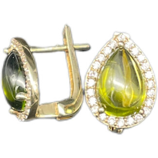 Tropfen Ohrhänger 585 Gold O90