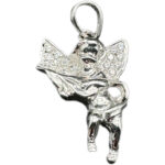 Engel Anhänger 585 Weißgold BJAN736