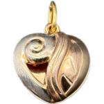 Herz Anhänger 585 Rosegold BJAN715